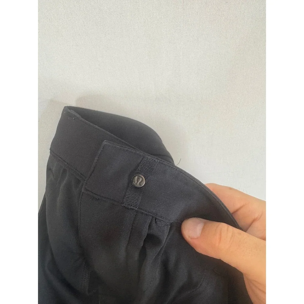 Lululemon ABCPant Slim Black Mens 34X31 LM5AQSS 5 Pocket Trousers